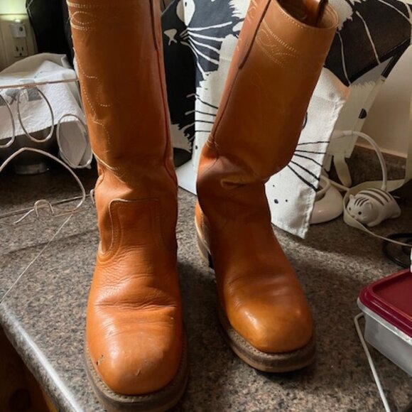 Gently used Ansi Leather Men's Boot - Picture 1 of 8